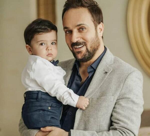 عکس احمد مهرانفر و پسرش