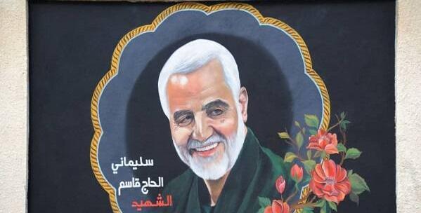 عکس شهید سلیمانی در حرم