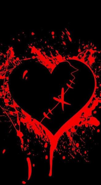 عکس قلب مشکی زیبا