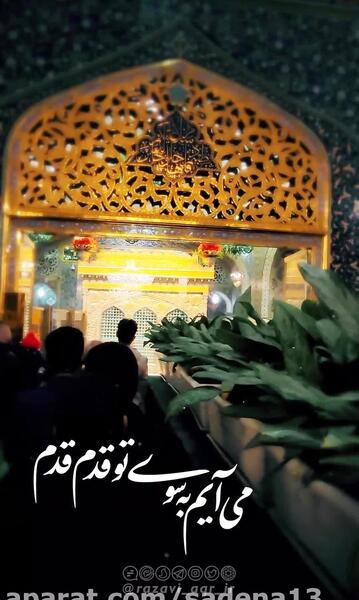 عکس استوری زیارت امام رضا