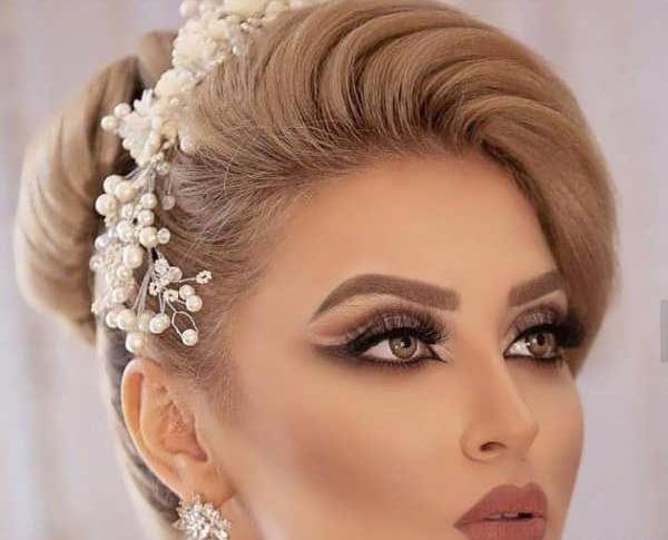 عکس شینیون مو برای صورت های گرد