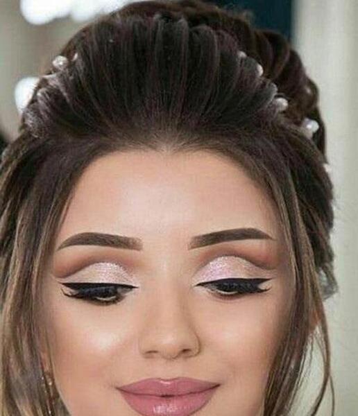 عکس شینیون مو برای صورت های گرد