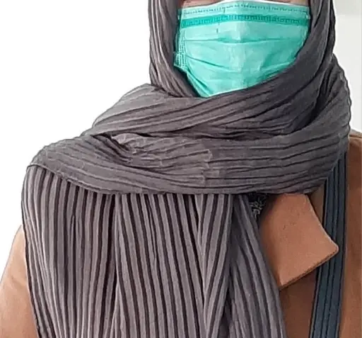 عکس شال گردن بافتنی زنانه