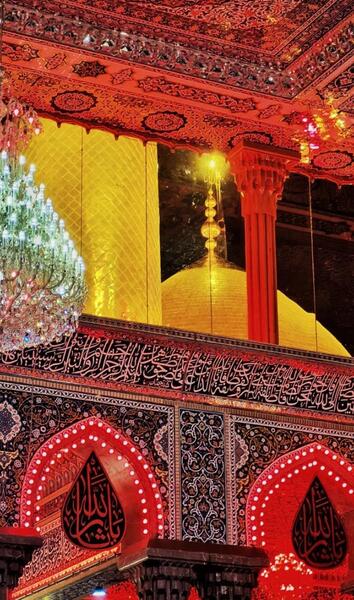 عکس حرم امام حسین با کیفیت بالا لایه باز