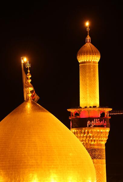 عکس حرم امام حسین با کیفیت بالا لایه باز