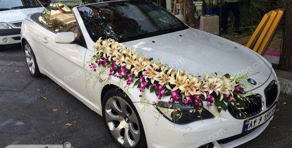 عکس گل ماشین عروس شاسی بلند