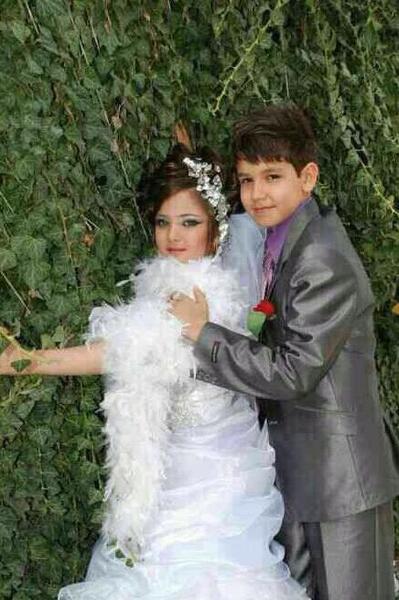 عکس عروس و داماد بچه