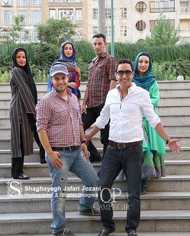 عکس الناز حبیبی با شوهرش