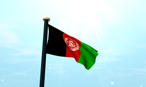عکس پرچم افغانستان با کیفیت بالا