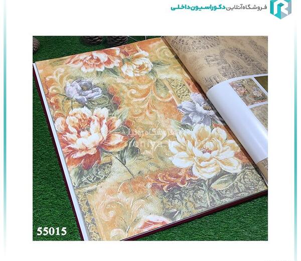 عکس کاغذ دیواری گلدار