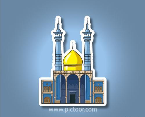 عکس بسم الله الرحمن الرحیم قرمز