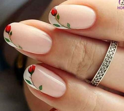 عکس طراحی ناخن گل