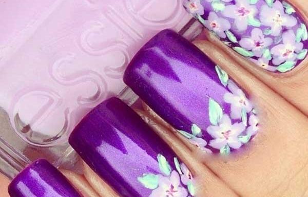 عکس طراحی ناخن گل
