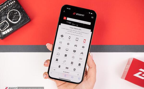 عکس گوشی آیفون ۱۳ پرو مکس زومیت