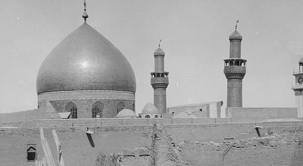 عکس هوایی قبرستان وادی السلام