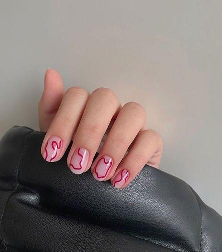 عکس طراحی ژلیش ناخن