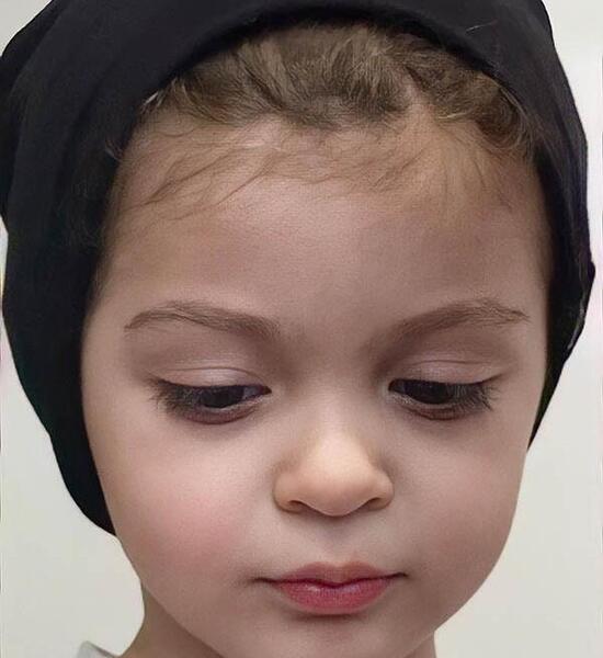 عکس کودکی پردیس پورعابدینی