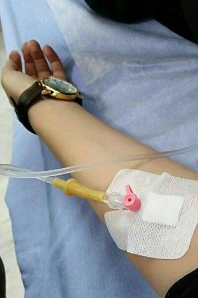 عکس دست سرم زده دختر بندری