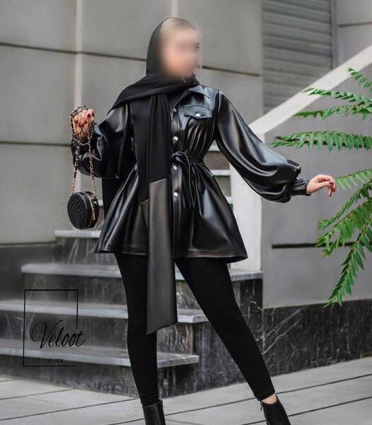 عکس کت و شلوار چرم دخترانه