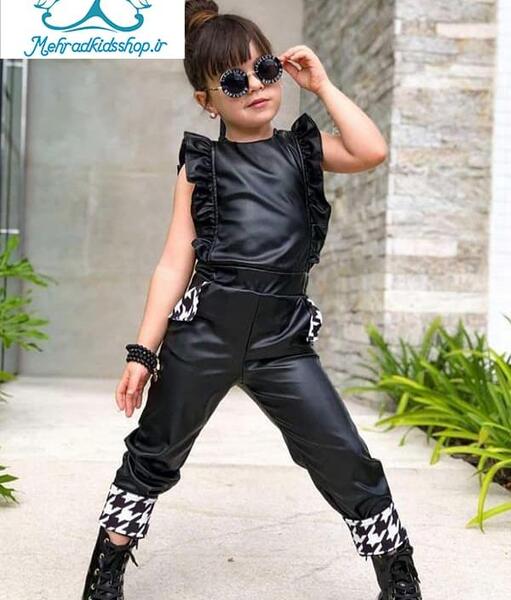 عکس کت و شلوار چرم دخترانه