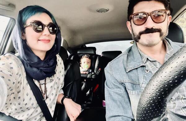 عکسهای حدیث میرامینی وهمسرش مجتبی رجبی