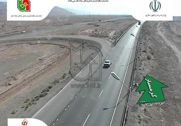عکس جاده سمنان