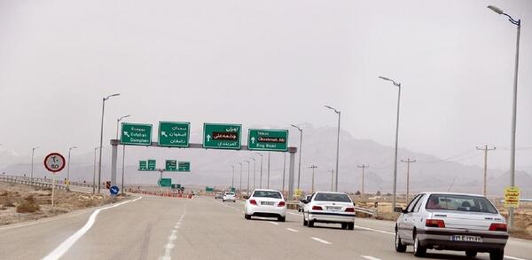 عکس جاده سمنان