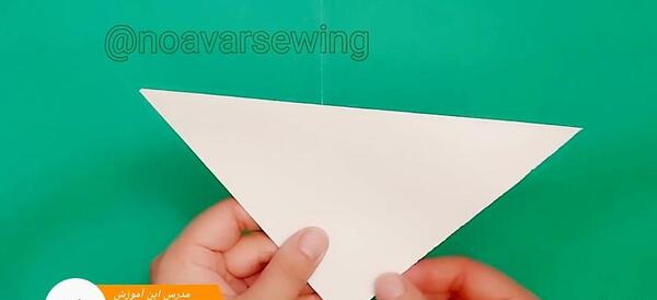 عکس آموزش دوخت مقنعه ساده خانم عمرانی