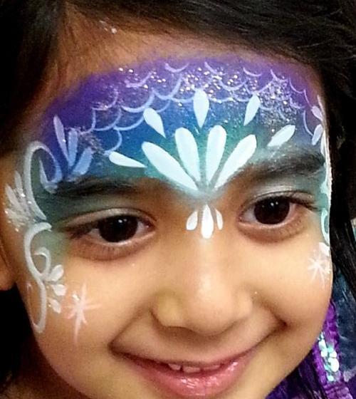 عکس نقاشی رو صورت بچه ها