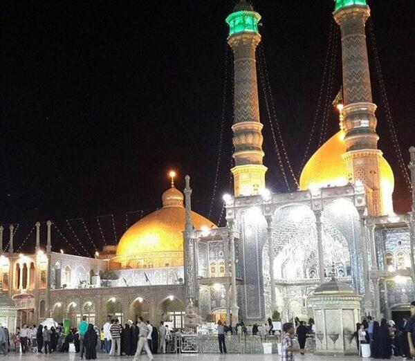 عکس طبیعی از حرم حضرت معصومه