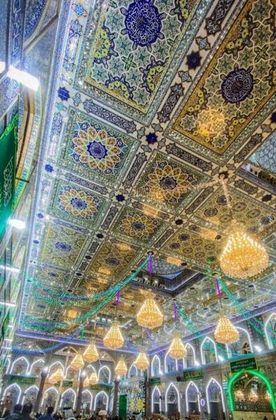 عکس طبیعی از حرم حضرت معصومه