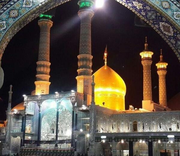 عکس طبیعی از حرم حضرت معصومه