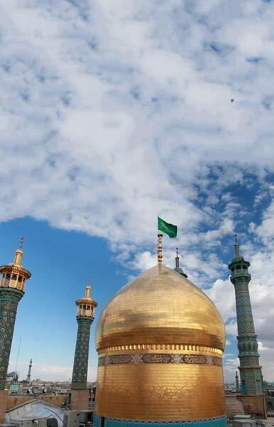 عکس طبیعی از حرم حضرت معصومه