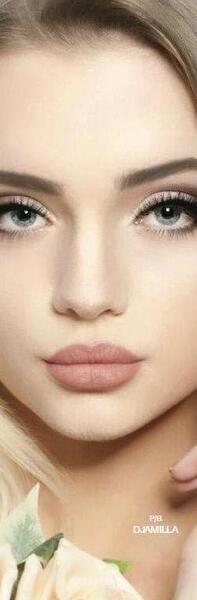 عکس زیباترین دختر جهان با ارایش
