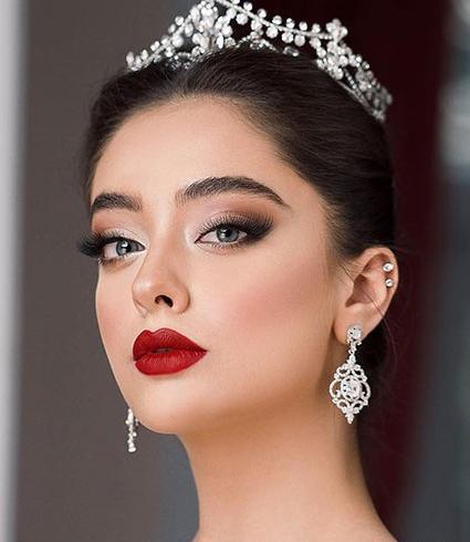 عکس زیباترین دختر جهان با ارایش