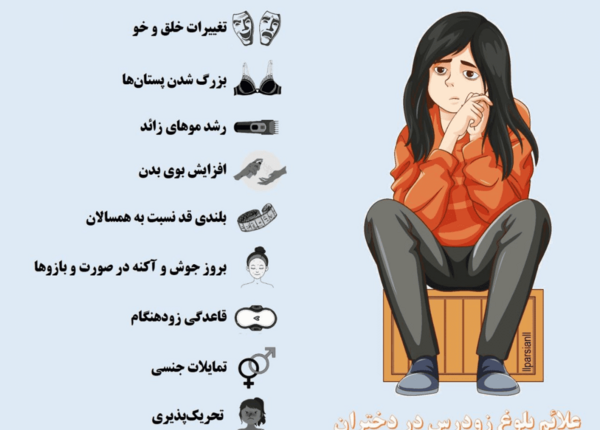 عکس بلوغ دخترانه
