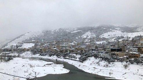عکس زمستان پر برف