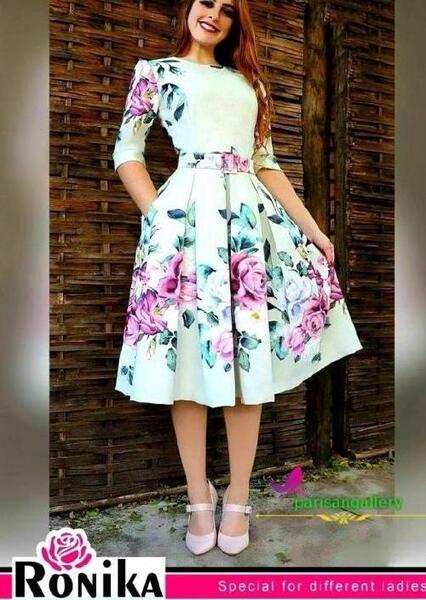 عکس لباس زنانه گلدار