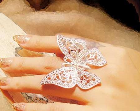 عکس انگشتر های دخترانه