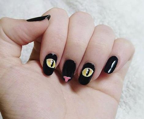 عکس ناخن ژلیش دختر کفشدوزکی