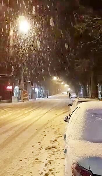 عکس برف سپیدان