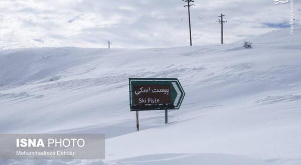 عکس برف سپیدان