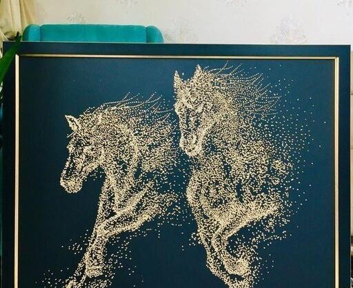 عکس نقاشی مدرن اسب