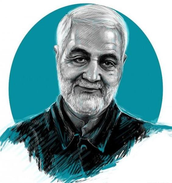 عکس حاج قاسم اچ دی