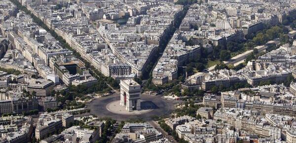 عکس هوایی پاریس