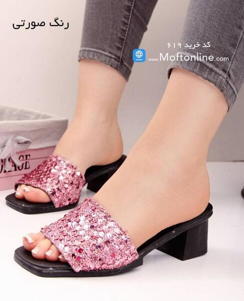 عکس صندل زنانه پاشنه دار