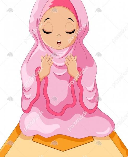 عکس در حال نماز خواندن