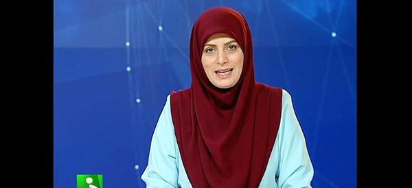 عکس مجری خانم حسنی دخت