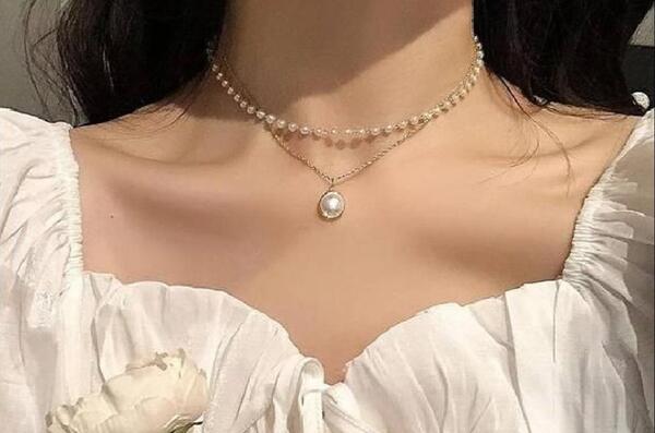 عکس گردنبند مروارید