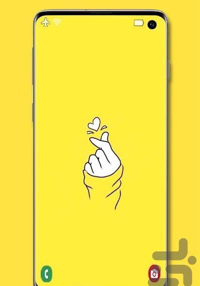 عکس پس زمینه زرد دخترانه
